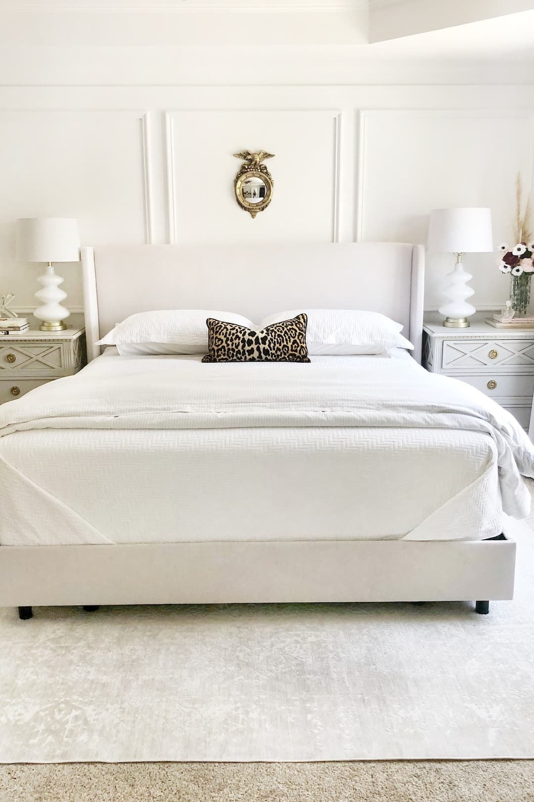 Modern bedroom design with natural lighting